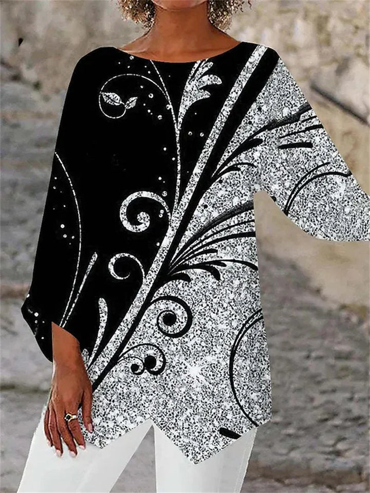 LYSENDRAE – ROUND NECK & LONG SLEEVE PRINTED SHIRT