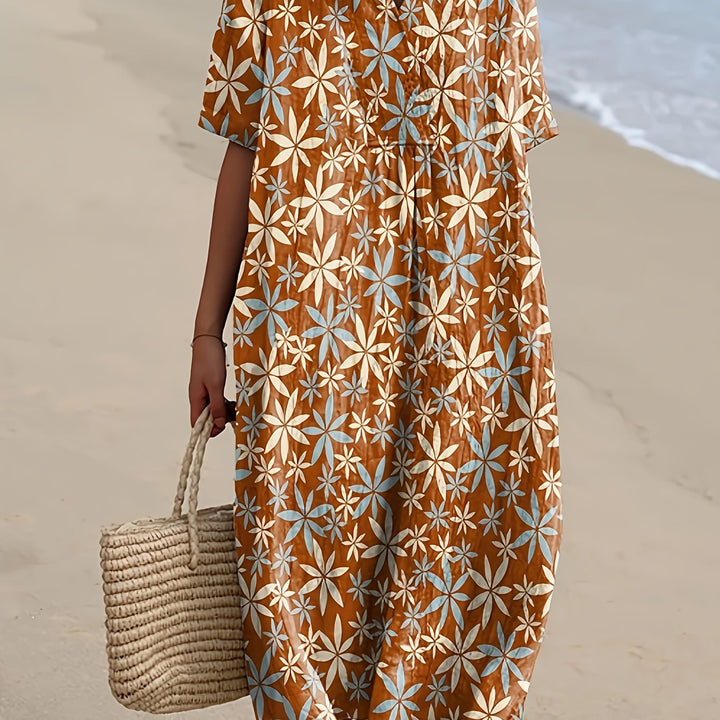 RUELLE – MODERN GEOMETRIC PATTERN DRESS