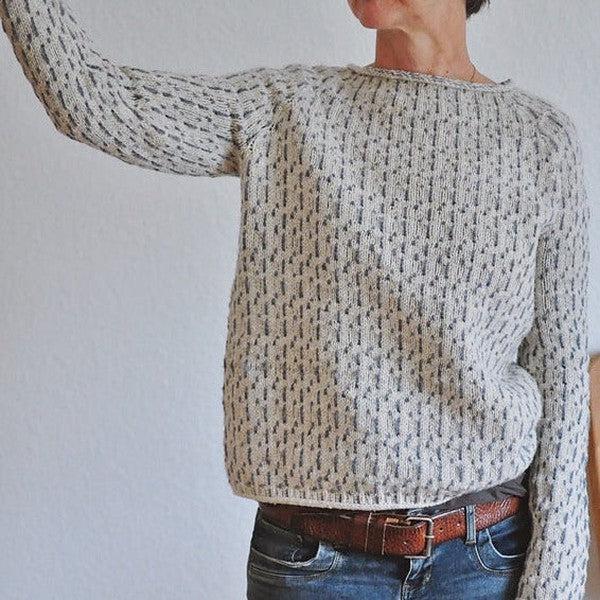 SORYNITH – GREY BOATNECK SWEATER