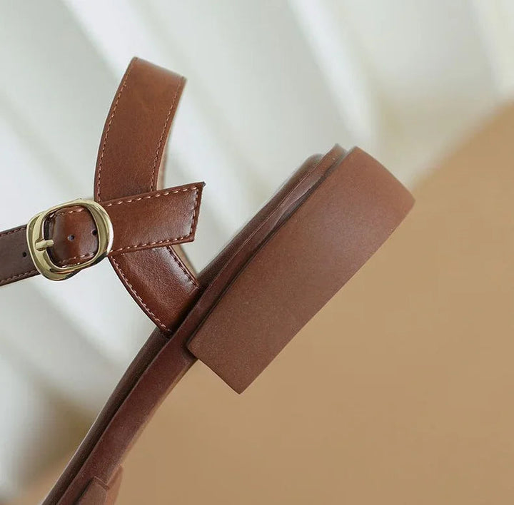 MIRELLE – ELEGANT LEATHER SANDALS