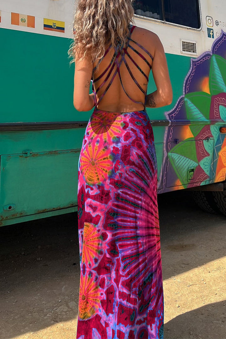 SOLENYA – SEXY COLLEGE PRINT BACKLESS