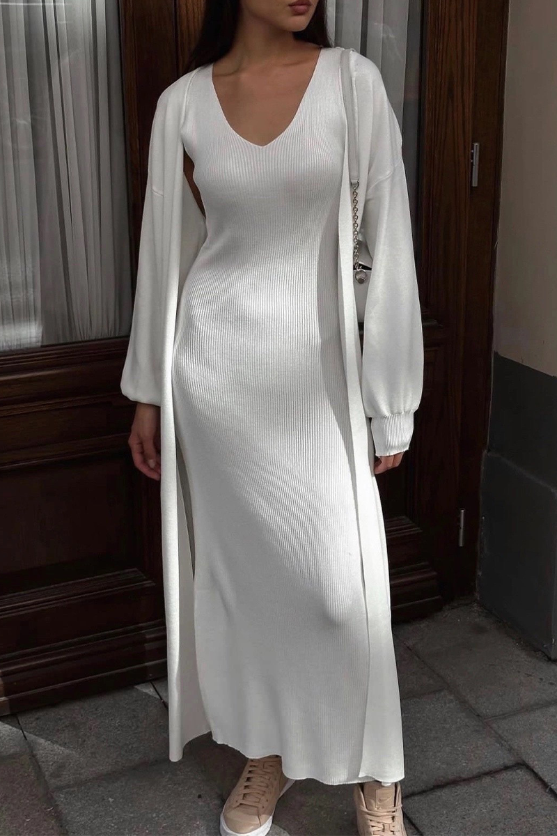 MILENA – CASUAL O-NECK LONG SLEEVE TWO-PIECE SET