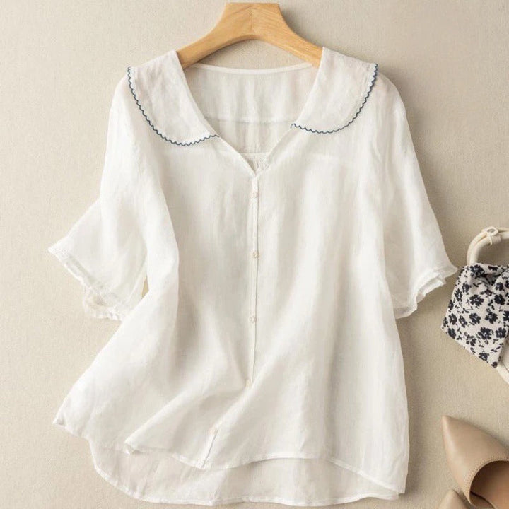 SERILDA – AIRY LINEN BLOUSE