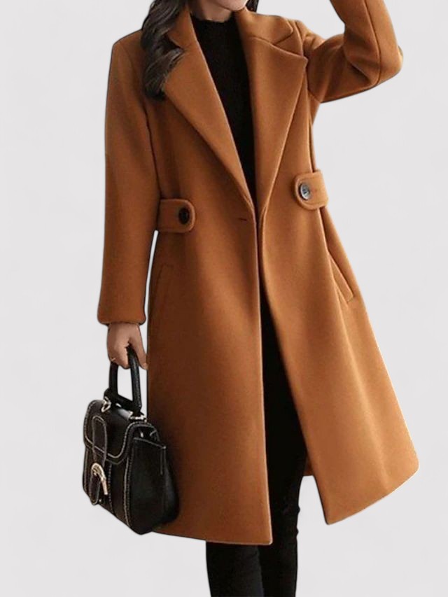 Elise - Belted Winter Wool Coat