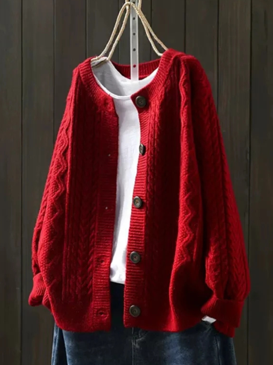 THE LORENZA - CABLE CARDIGAN