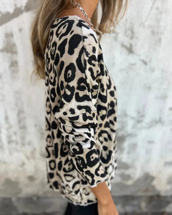 IRAVITHYN – LEOPARD PRINT SHIRT