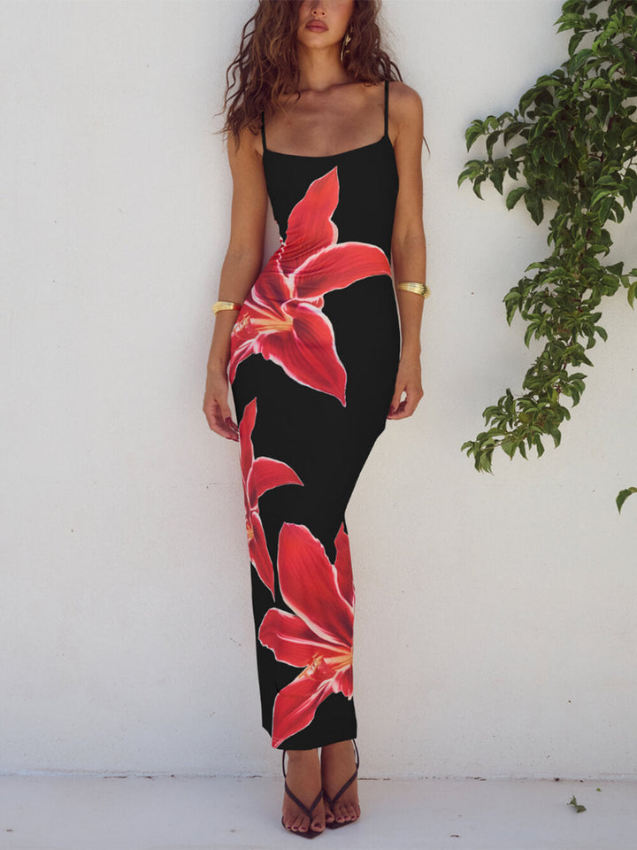 The Tropical Bloom Maxi Dress