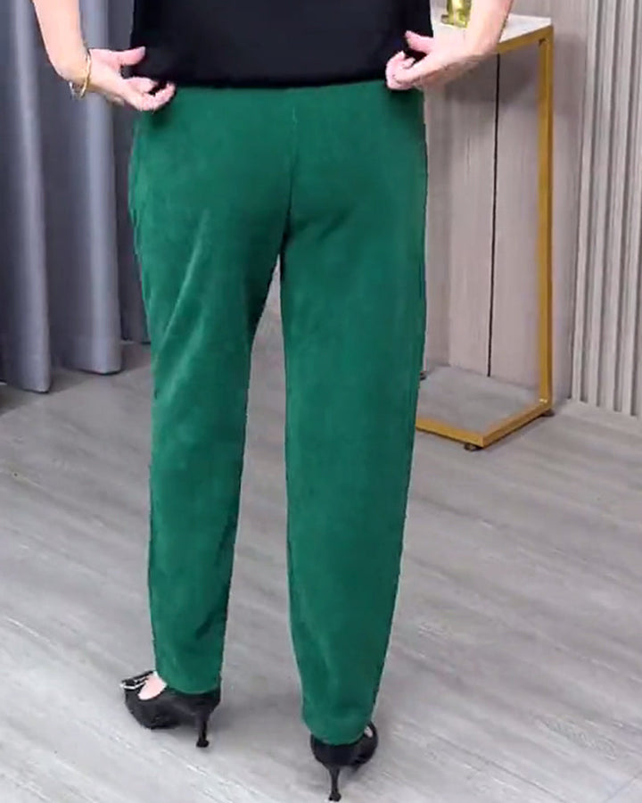 Solid Color Stretch Skinny Pants