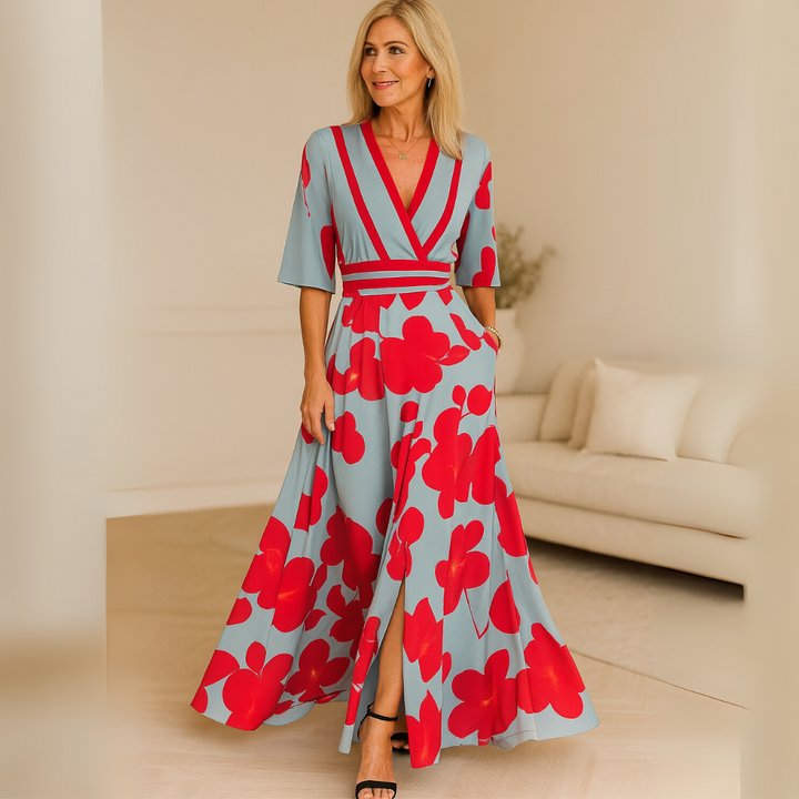 Kali - Milano design Sleeved Dress