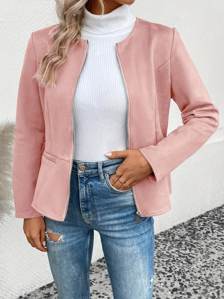 Thalia – Roksana Jacket With Zipper