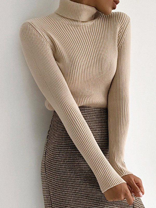 Celeste - Ribbed Turtleneck Sweater