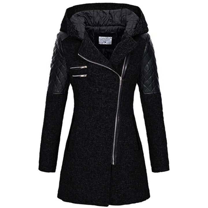 Zoe – Stylish Slant-Zip Winter Jacket