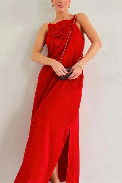 ELVIRETH – ELEGANT SUMMER DRESS WITH FLORAL GRACE