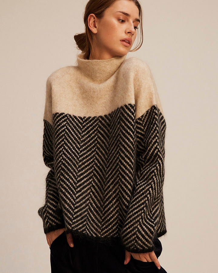 Norah - Cotton Turtleneck Sweater