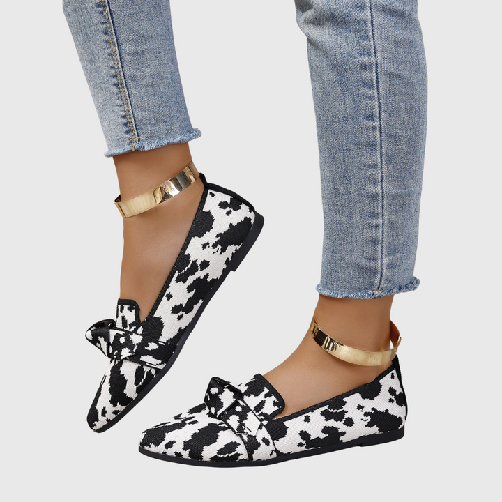 Mabel - Dalmatian Comfort Loafers
