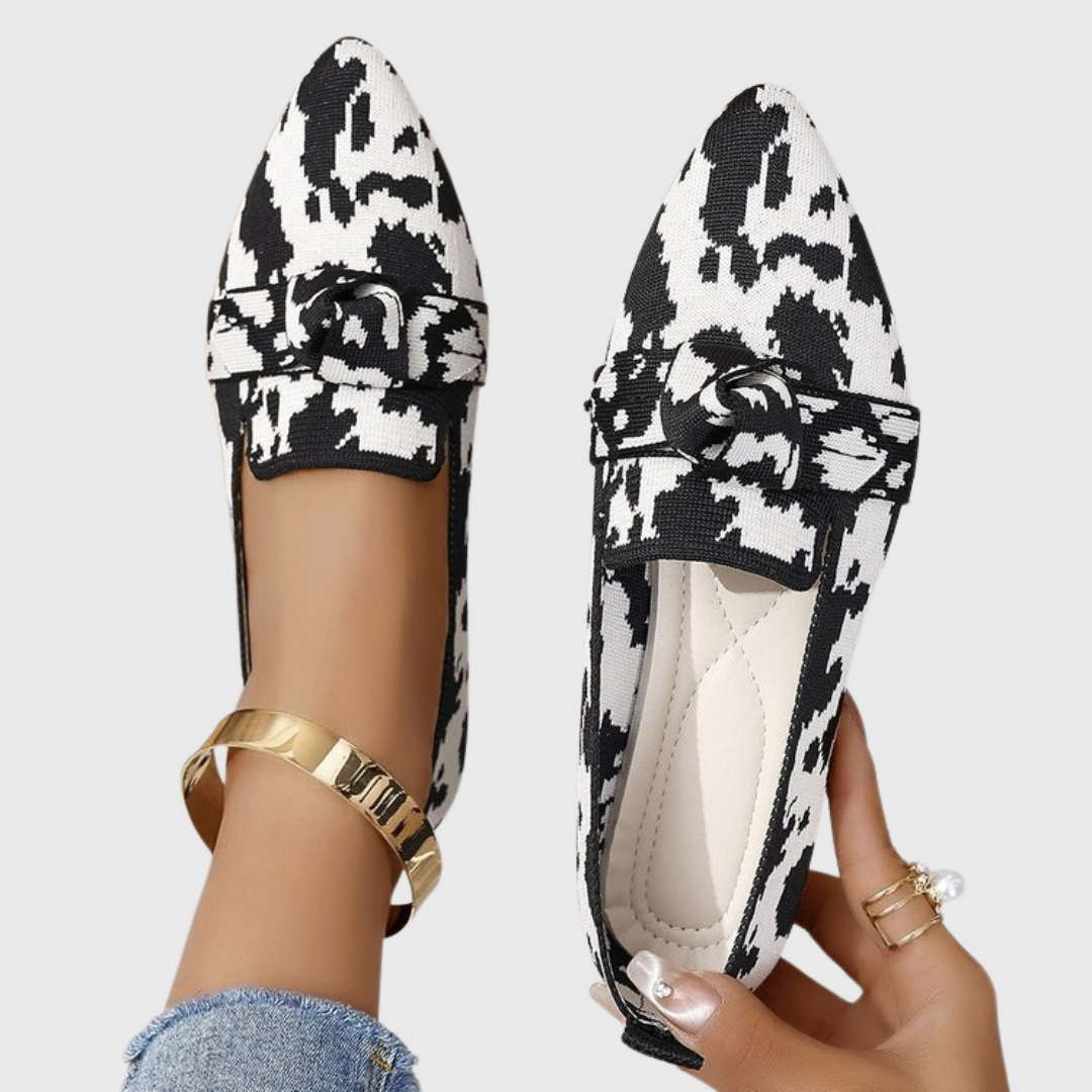Mabel - Dalmatian Comfort Loafers