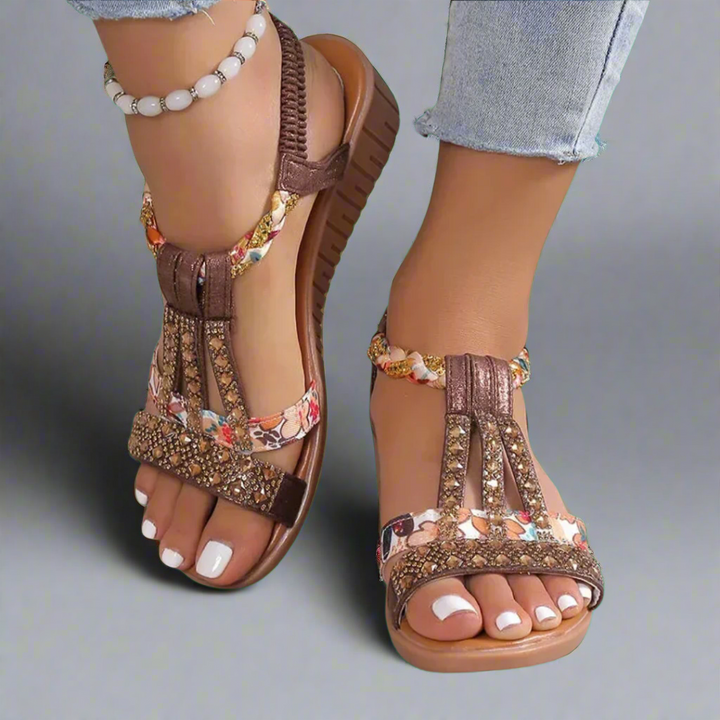 Galina - Vintage Tassel Boho Sandals
