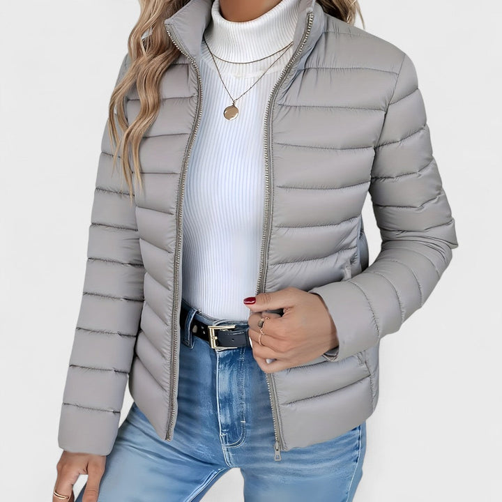 MYRALITH – ELEGANT LONG JACKET WITH COLLAR