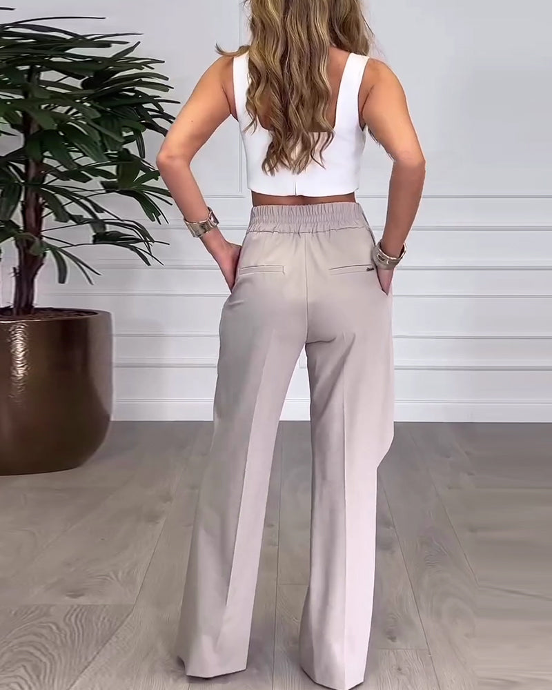 Irregular Personality Wide Leg Pants