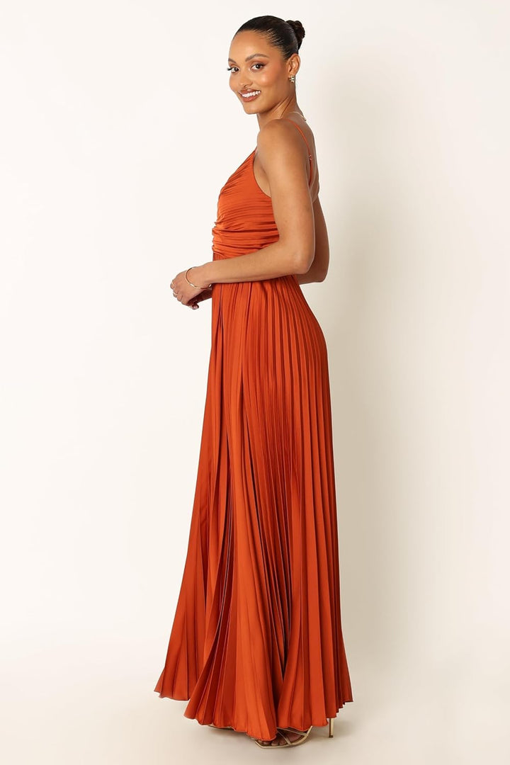 GRANT – FORMAL PLEATED MIDI DRESS