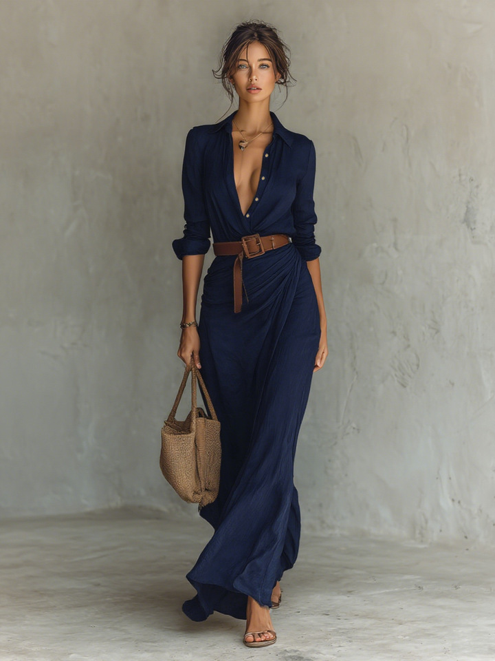APHRODITE – THE SILKEN CHARM MAXI DRESS