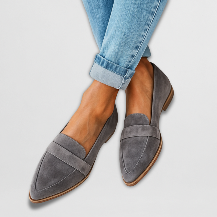 Claire - Soft Suede Loafers