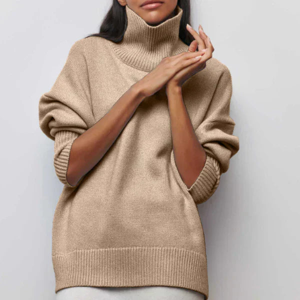 Amandine - Oversized Turtleneck Sweater