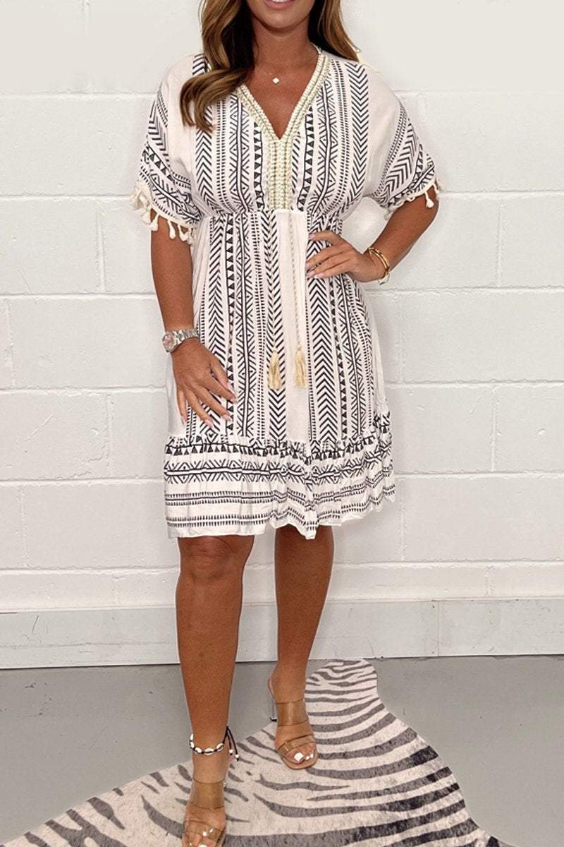 VIRELLIA – ETHNIC BREEZE VINTAGE BOHO MAXI DRESS