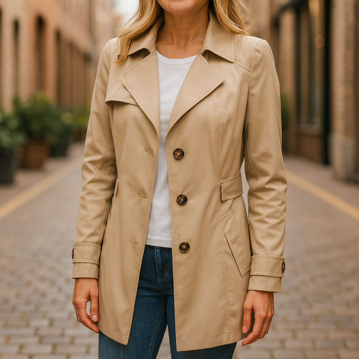 Louise - Elegant Autumn Trench Coat