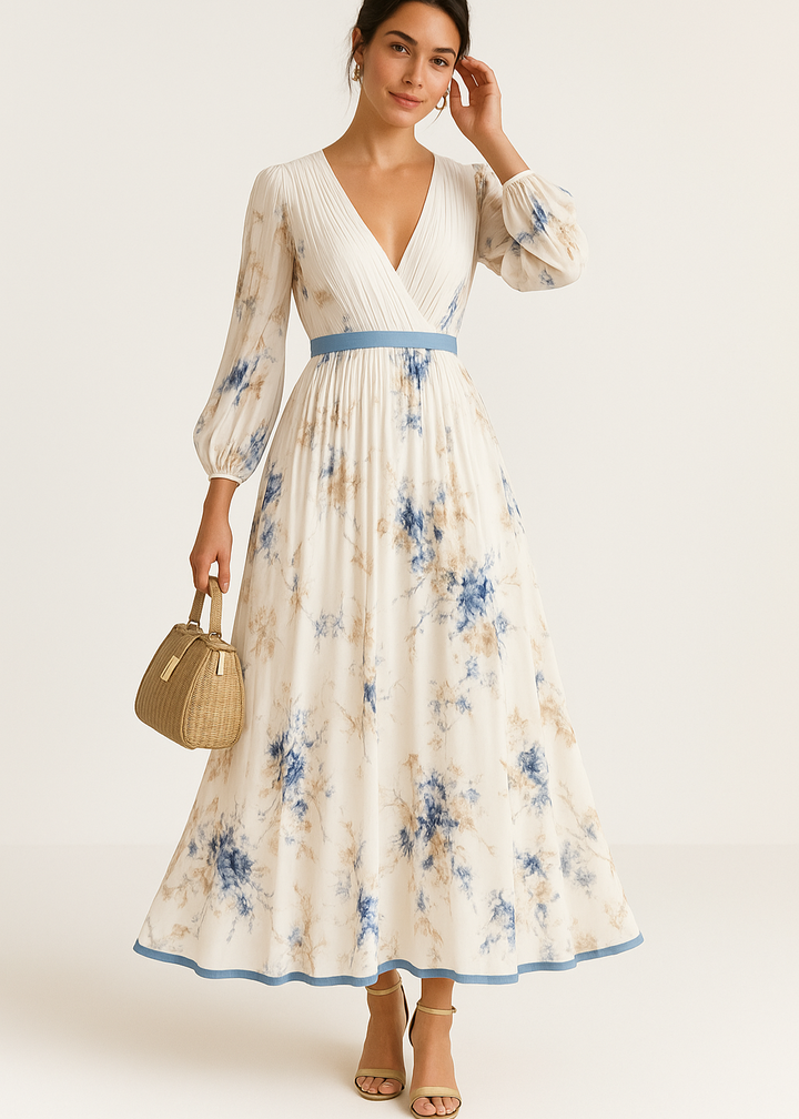 Katie - Elegant Floral Maxi Dress