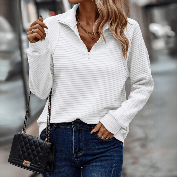 Kathleen - Casual Zip Sweater