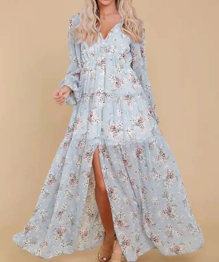 AURANYA – MAXI CHIFFON CASUAL DRESS