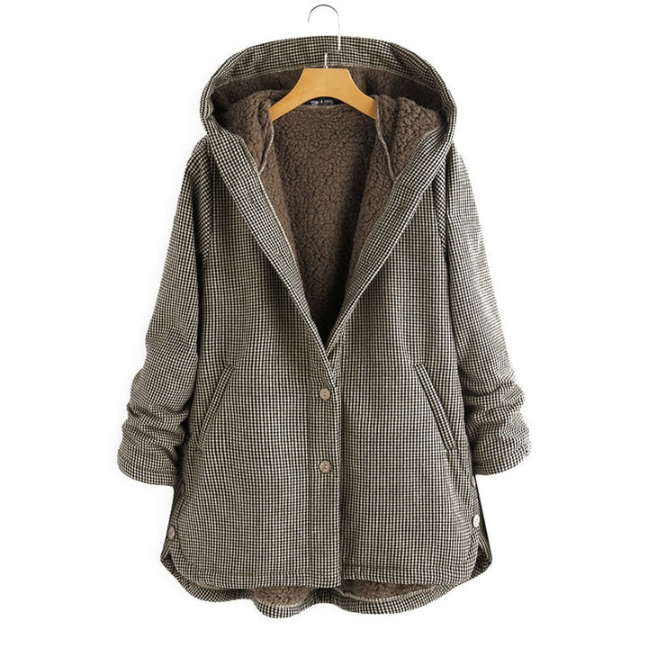 Dulce - Checked Hooded Coat