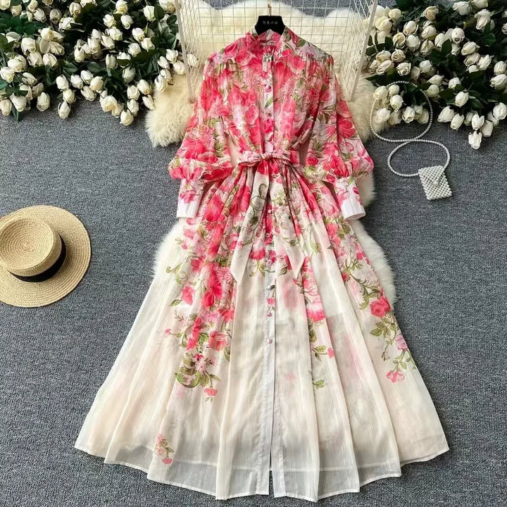 AURALIE – BOHO FLORAL SUMMER DRESS