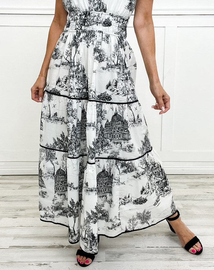 JUNESSA – TOILE MAXI DRESS