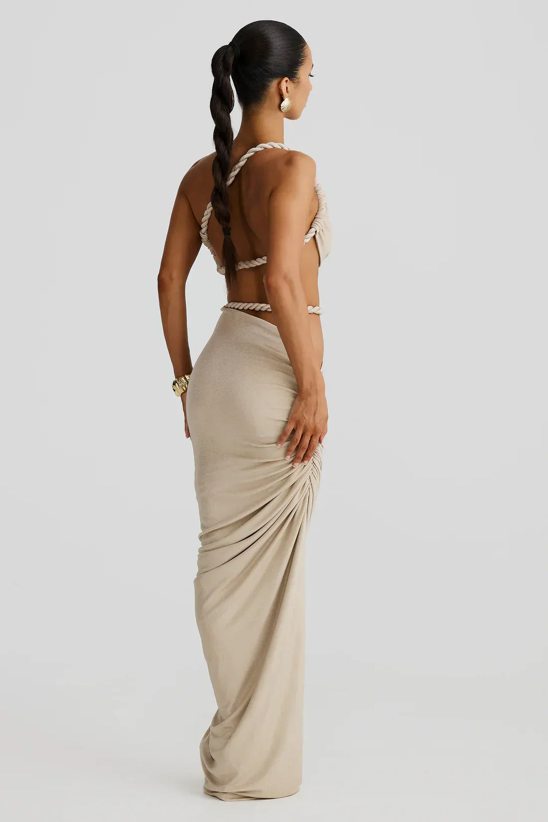 AURISTRA – ZENAYA TWISTED TWO-PIECE EVENING SET