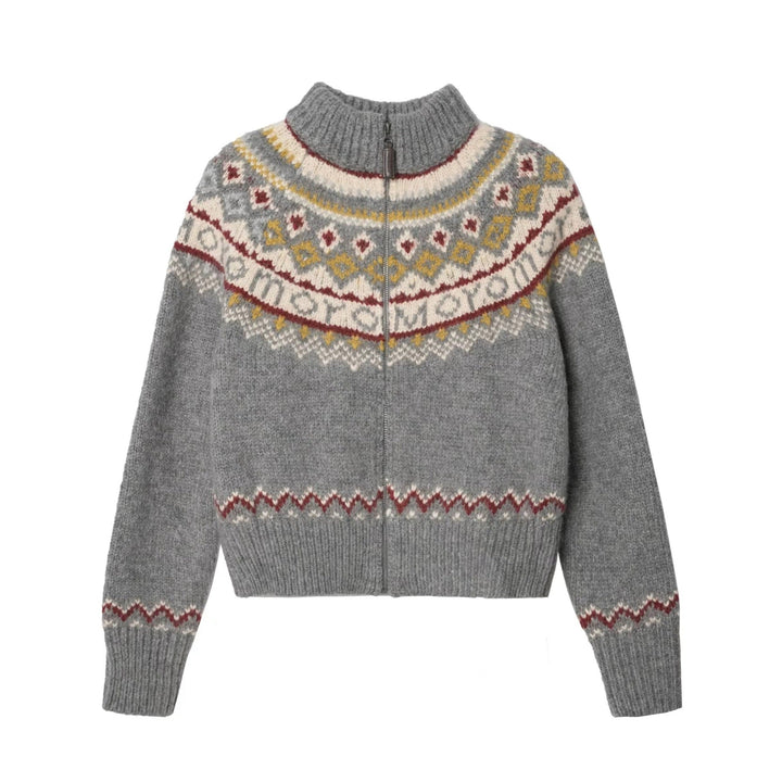 Women's High Collar Knit Sweater
