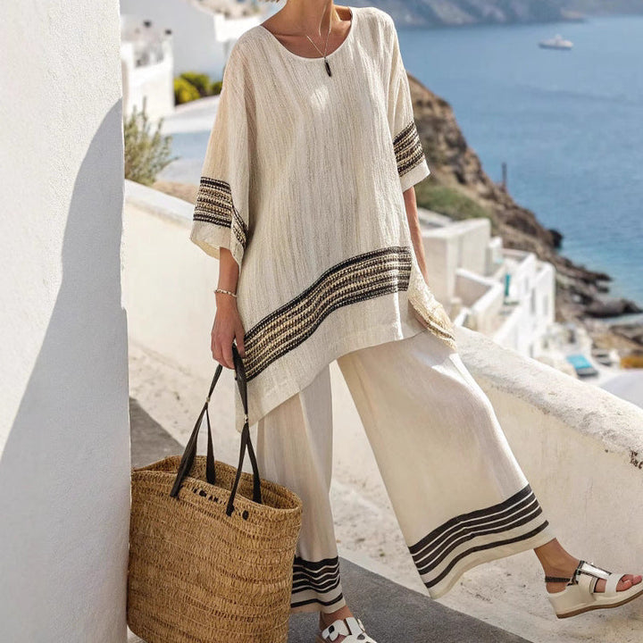 EVALINA – TIMELESS STRIPE SET