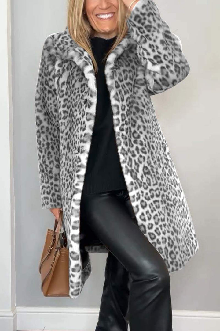 Rosa - Leopard Winter Coat