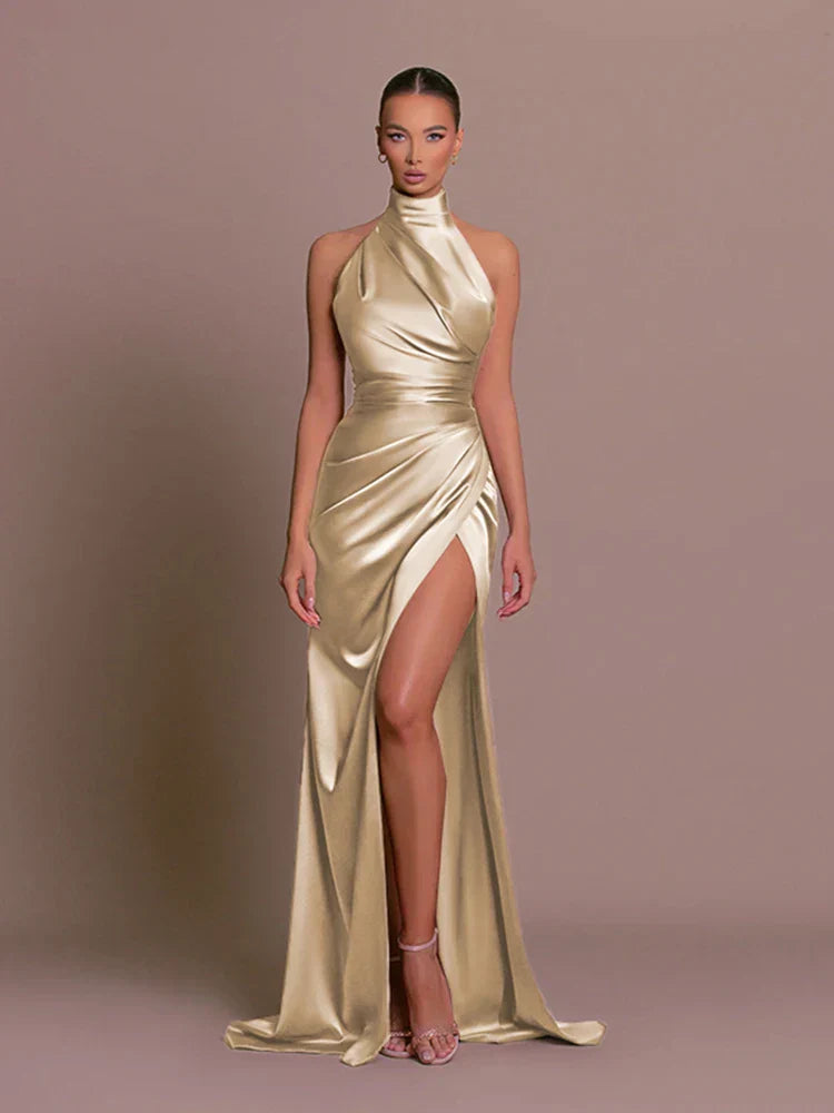 Rylee - Sleek Slit Gown
