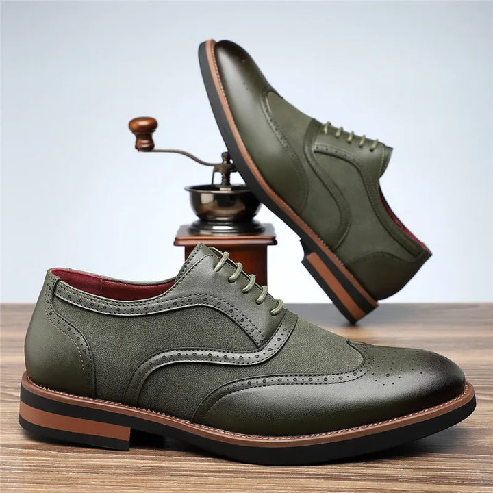 Brookfield Leather & Suede Oxfords