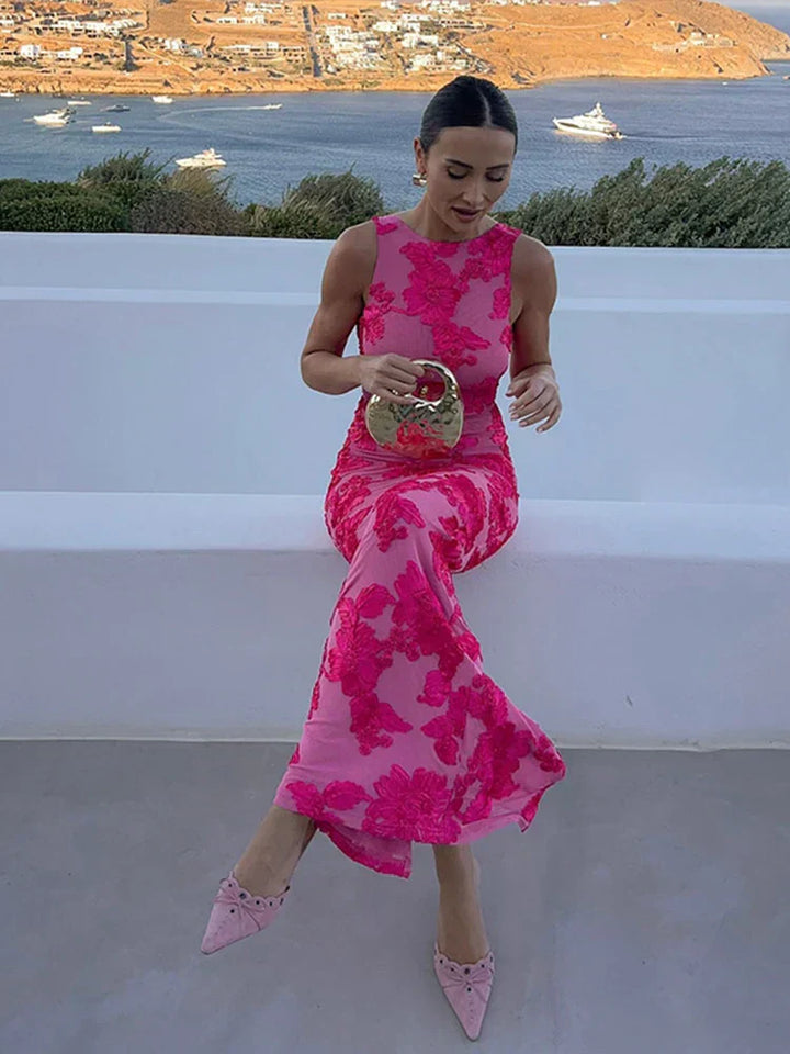 Amira - Elegant Floral Gown