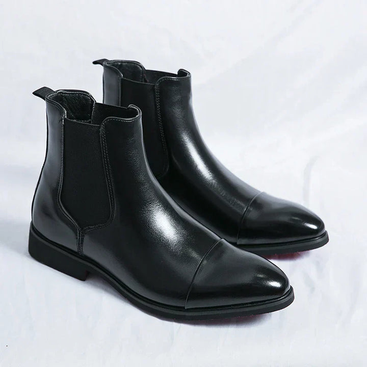 Giovanni Rossi Leather Chelsea Boots