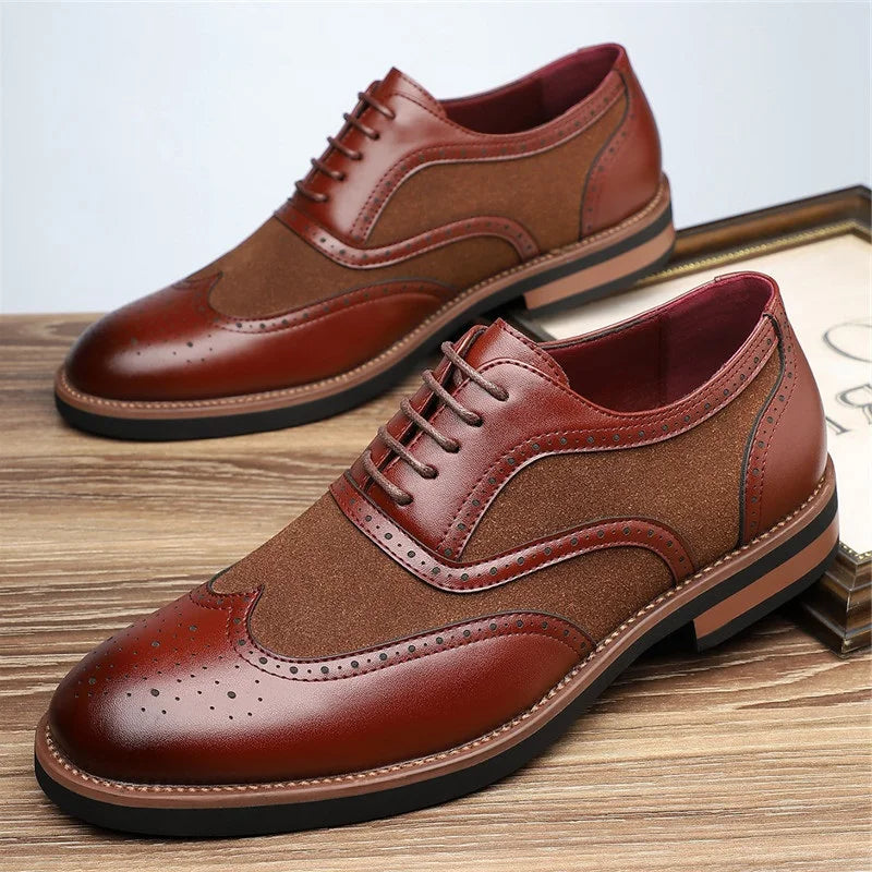 BAIRSTOW – TWO TONE OXFORD SHOES