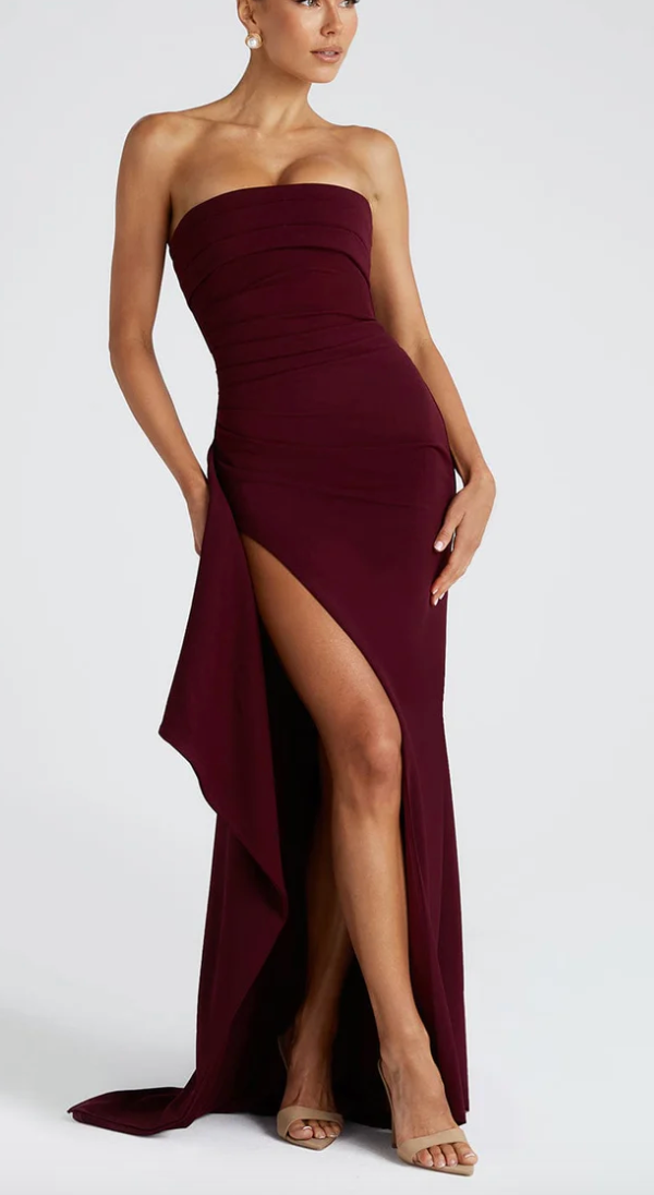 Alina - Strapless Maxi Dress