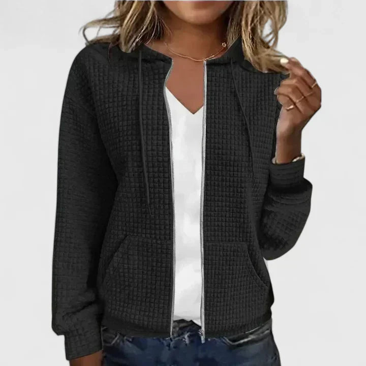 ARIANNA – ELEGANT JACKET WITH WAFFLE TEXTURE