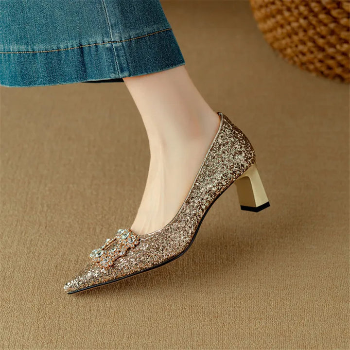 Gloria - Glitter Heels