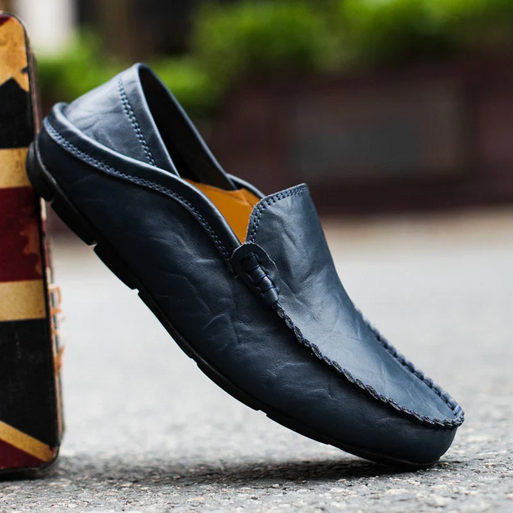 Effortless Elegance Leather Loafers