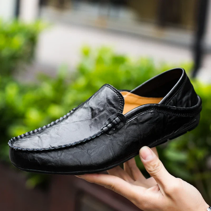 Effortless Elegance Leather Loafers
