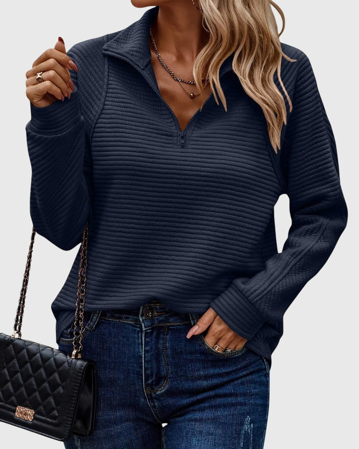 Molly - Elegant Half-Zip Sweater